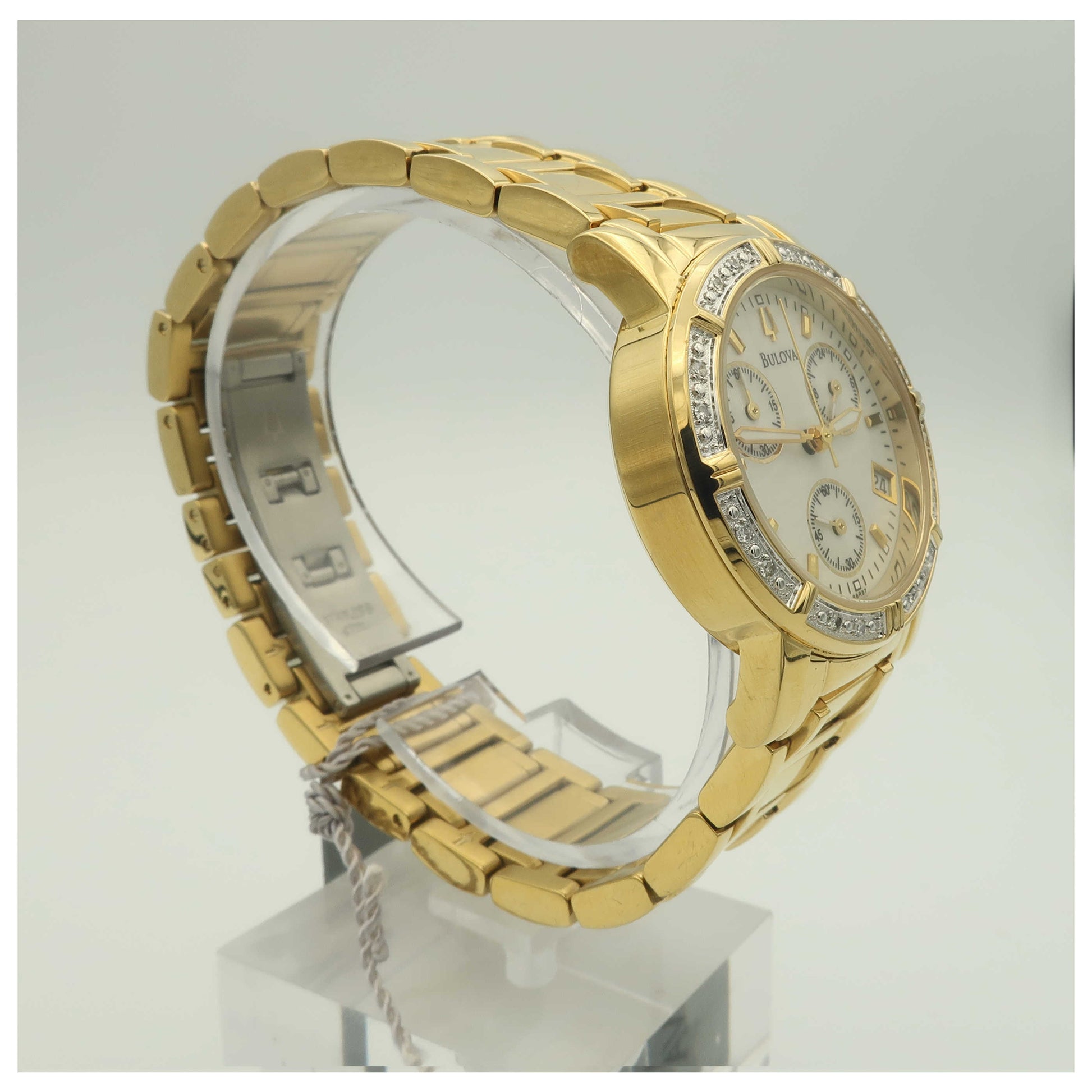 Bulova Diamonds Women's Quartz Watch 98R97-PO - Image #3