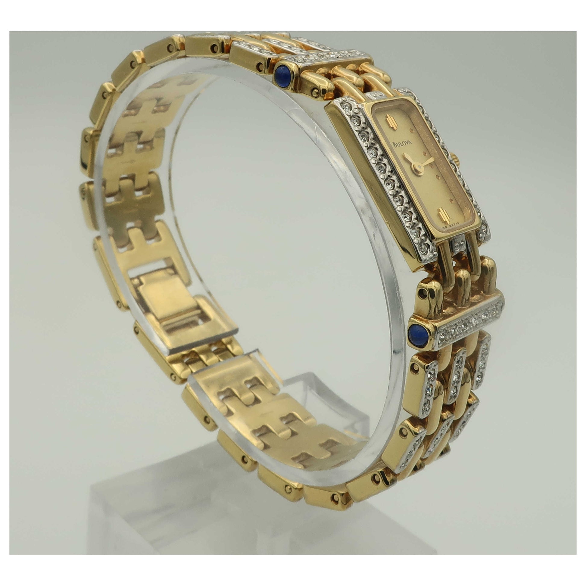 Bulova Crystal Women's Swiss Quartz (Battery-Powered) Watch 98T13-PO - Image #3