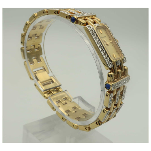 Bulova Crystal Women's Swiss Quartz (Battery-Powered) Watch 98T13-PO - Image #3