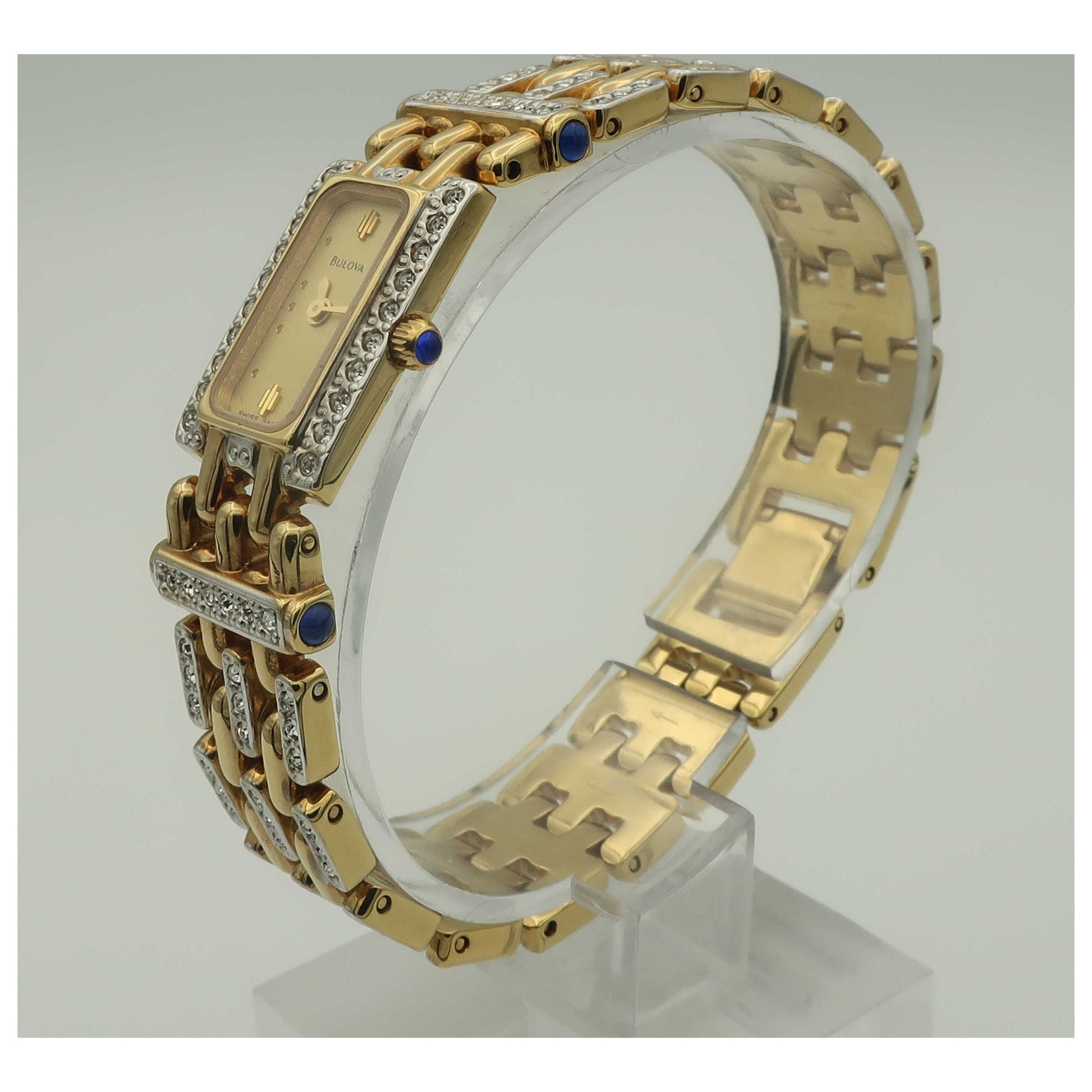 Bulova Crystal Women's Swiss Quartz (Battery-Powered) Watch 98T13-PO - Image #4