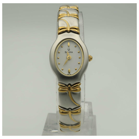 Front view of Bulova Dress Women's Quartz Watch 98T52-SD