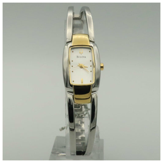 Front view of Bulova Dress Women's Quartz Watch 98T81-PO