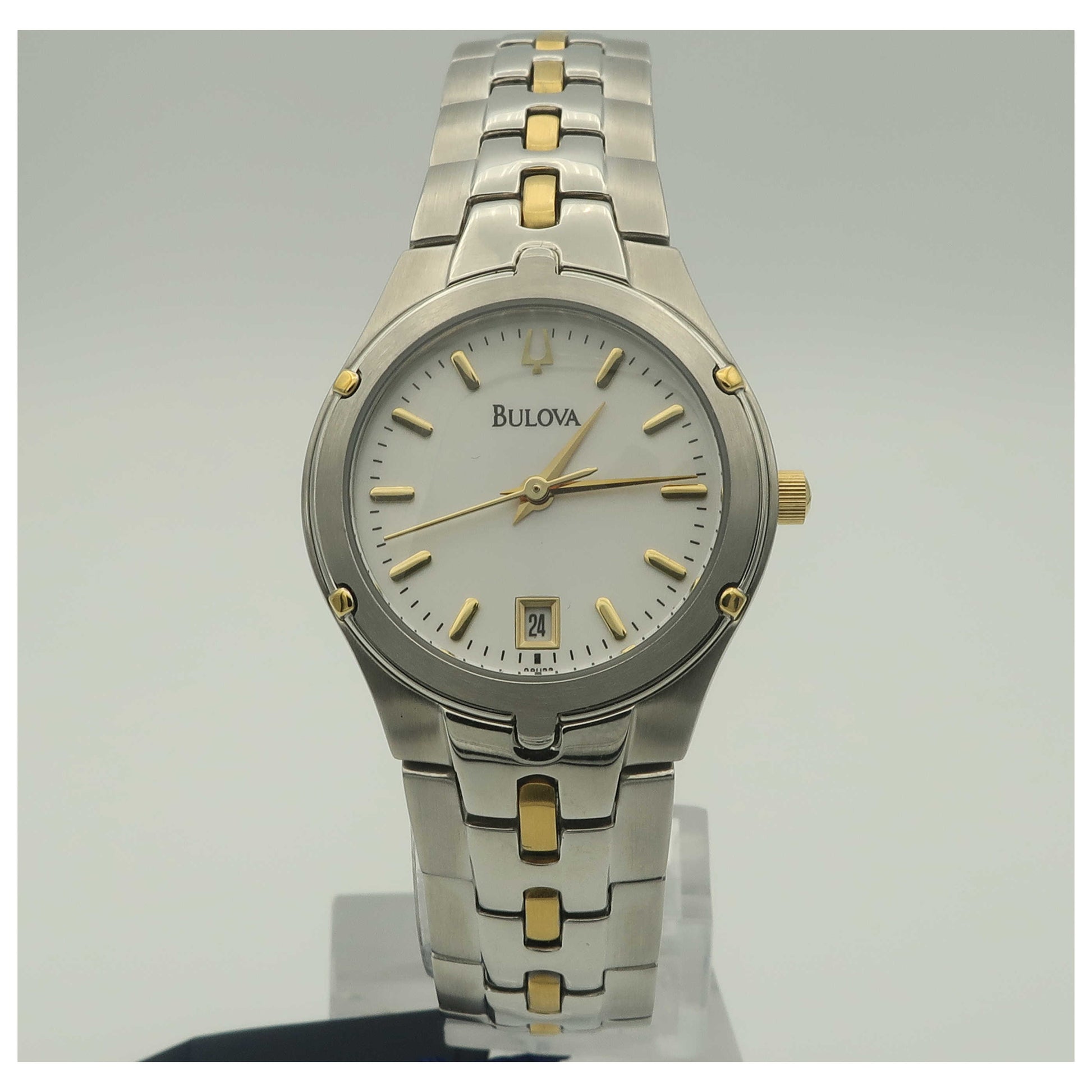 Front view of Bulova Dress Women's Quartz Watch 98U33-PO