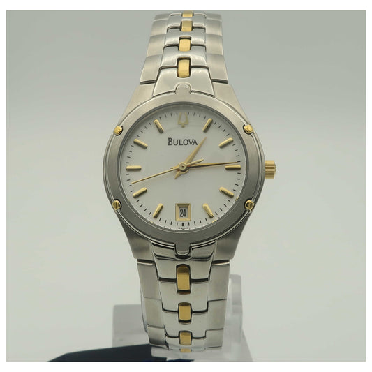 Front view of Bulova Dress Women's Quartz Watch 98U33-PO