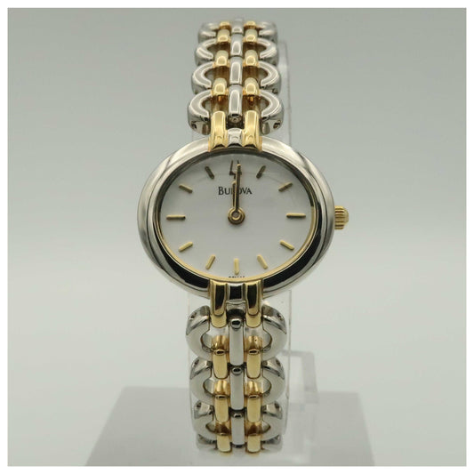 Front view of Bulova Bracelet Women's Watch 98V11-PO