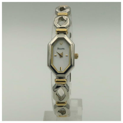 Front view of Bulova Dress Women's Quartz Watch 98V12-PO