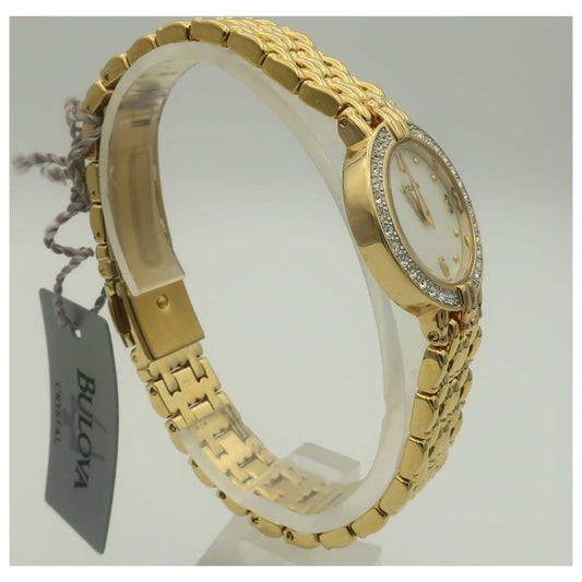 Bulova Crystal Women's Quartz Watch 98V13-PO - Image #3