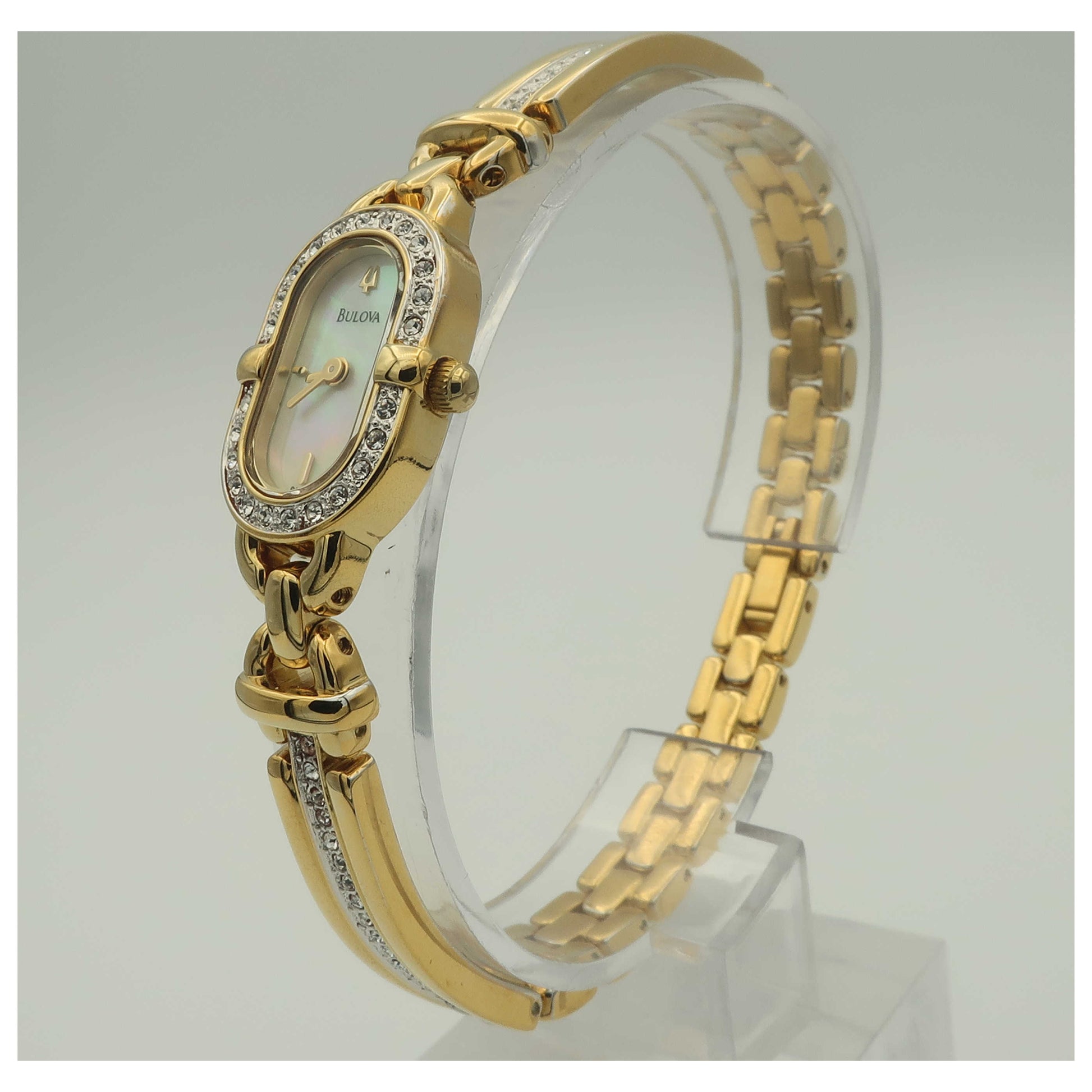 Bulova Crystal Women's Quartz Watch 98V21-PO - Image #4