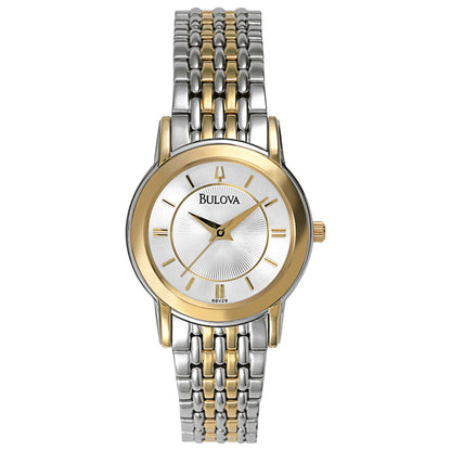 Front view of Bulova Dress Women's Japanese Quartz (Battery-Powered) Watch 98V29
