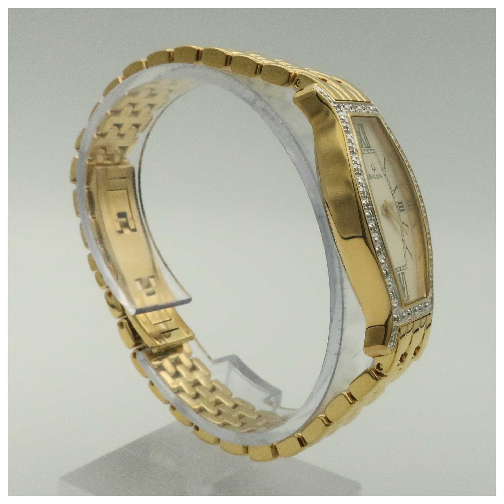 Bulova Dress Women's Quartz Watch 98W03-PO - Image #3