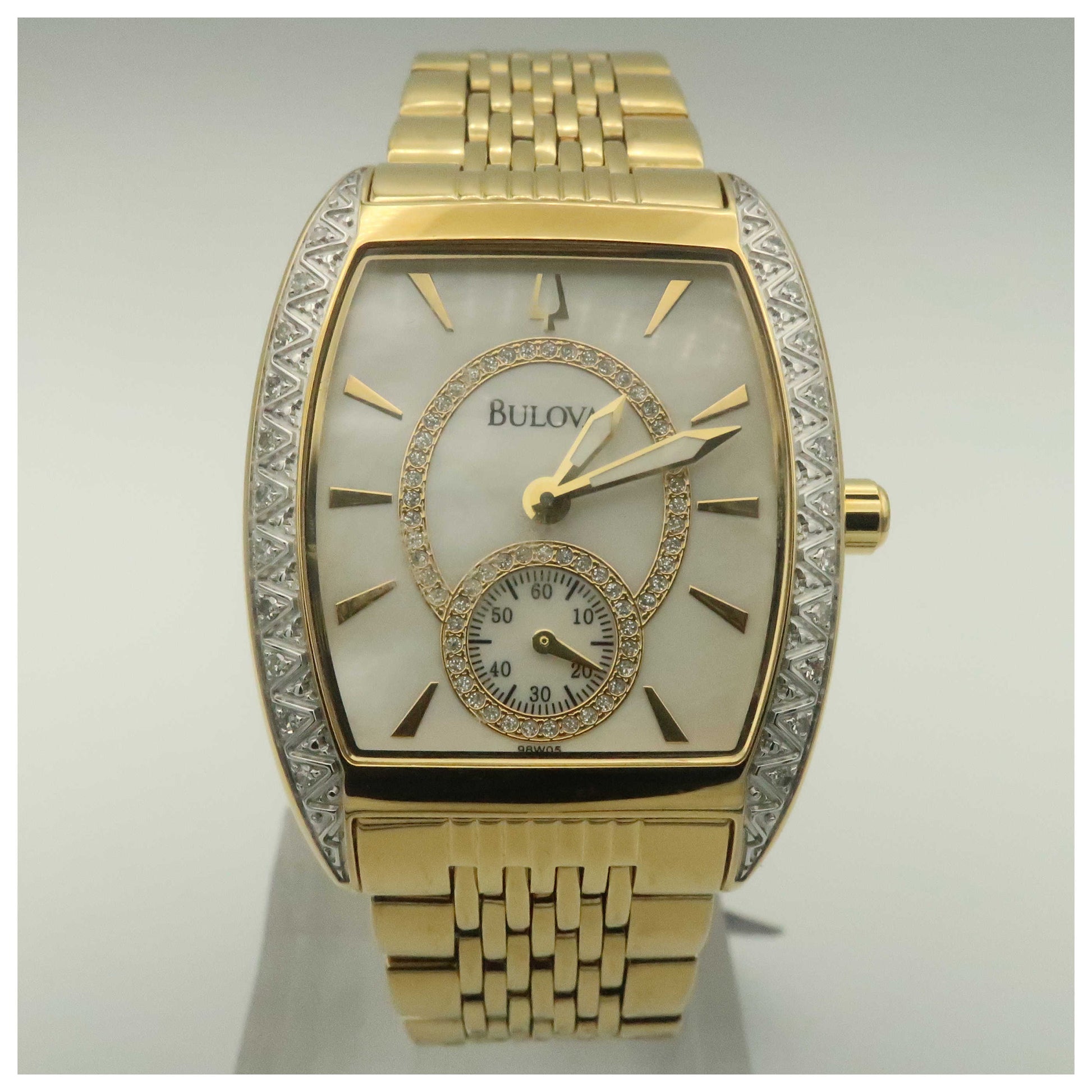 Front view of Bulova Dress Women's Watch 98W05-PO