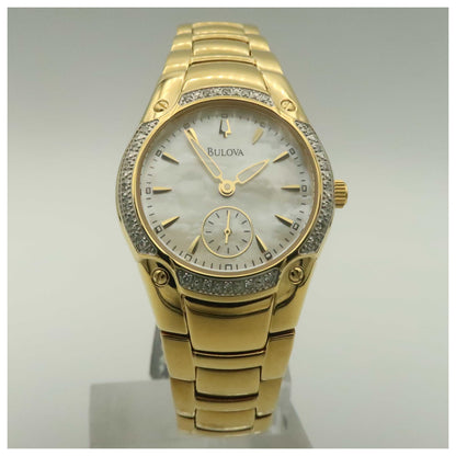 Front view of Bulova Dress Women's Quartz Watch 98W06-SD