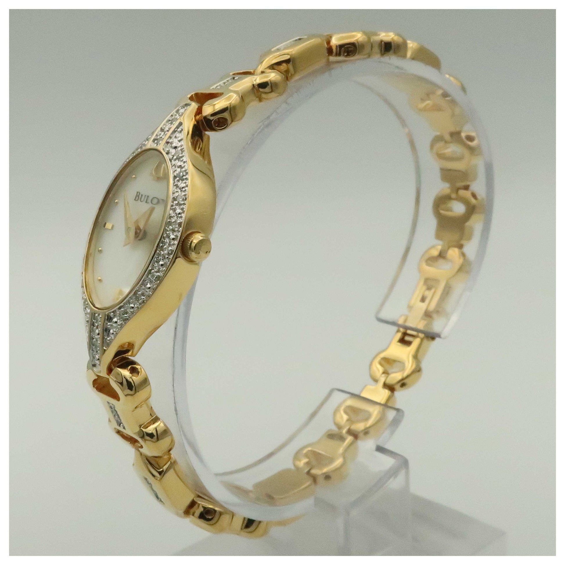 Bulova Bangle Women's Quartz Watch 98W09-PO - Image #4