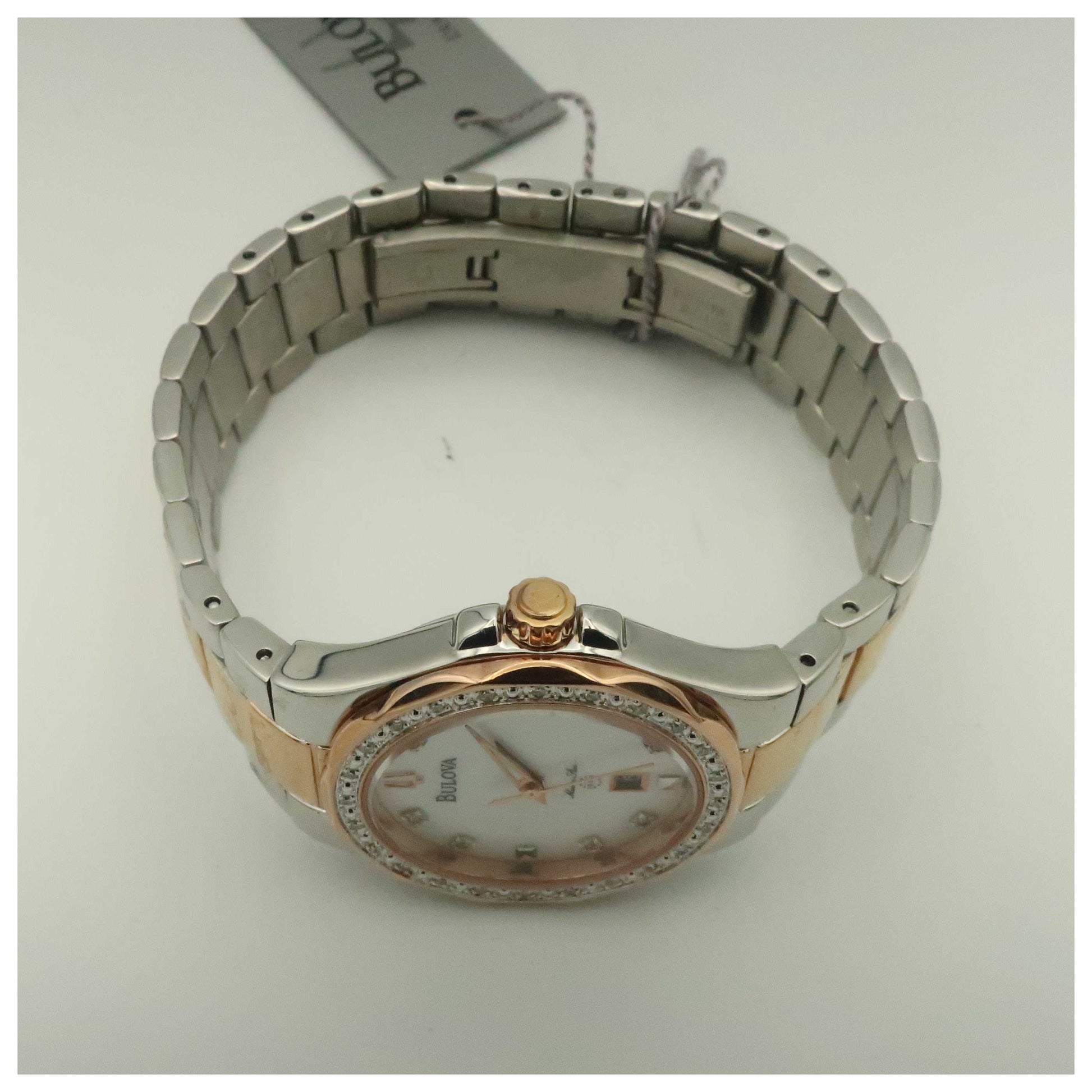 Bulova Diamonds Women's Quartz Watch 98W11-PO - Image #8