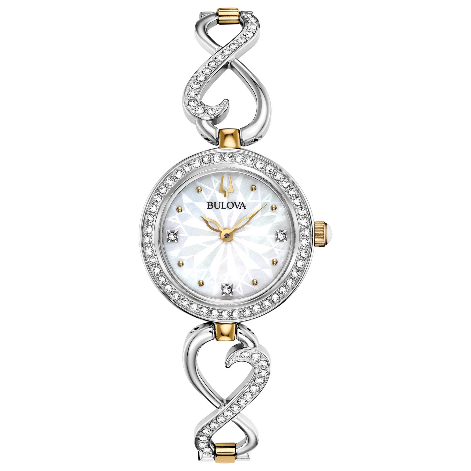 Front view of Bulova Gift Set Women's Quartz Watch 98X120