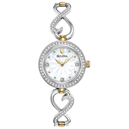 Front view of Bulova Gift Set Women's Quartz Watch 98X120