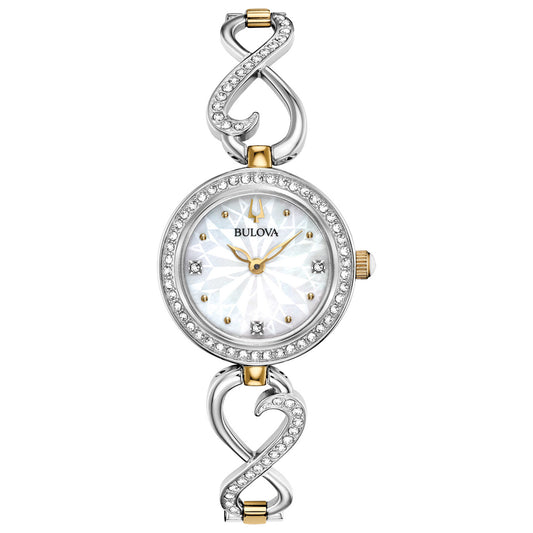 Front view of Bulova Gift Set Women's Quartz Watch 98X120