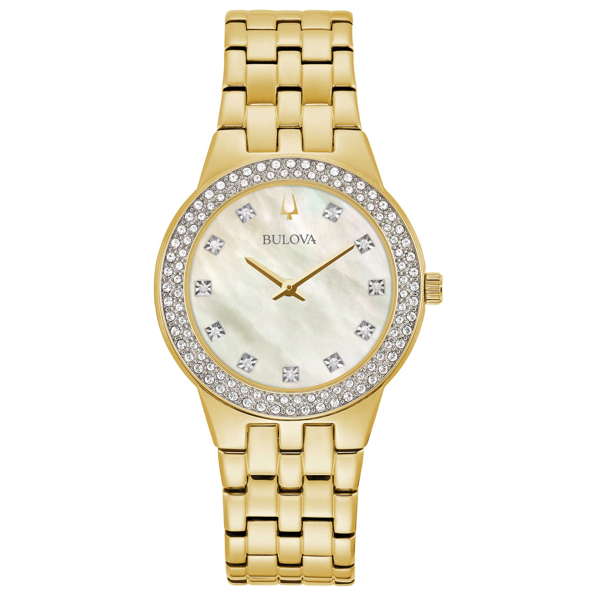 Front view of Bulova Classic Women's Quartz Watch 98X124