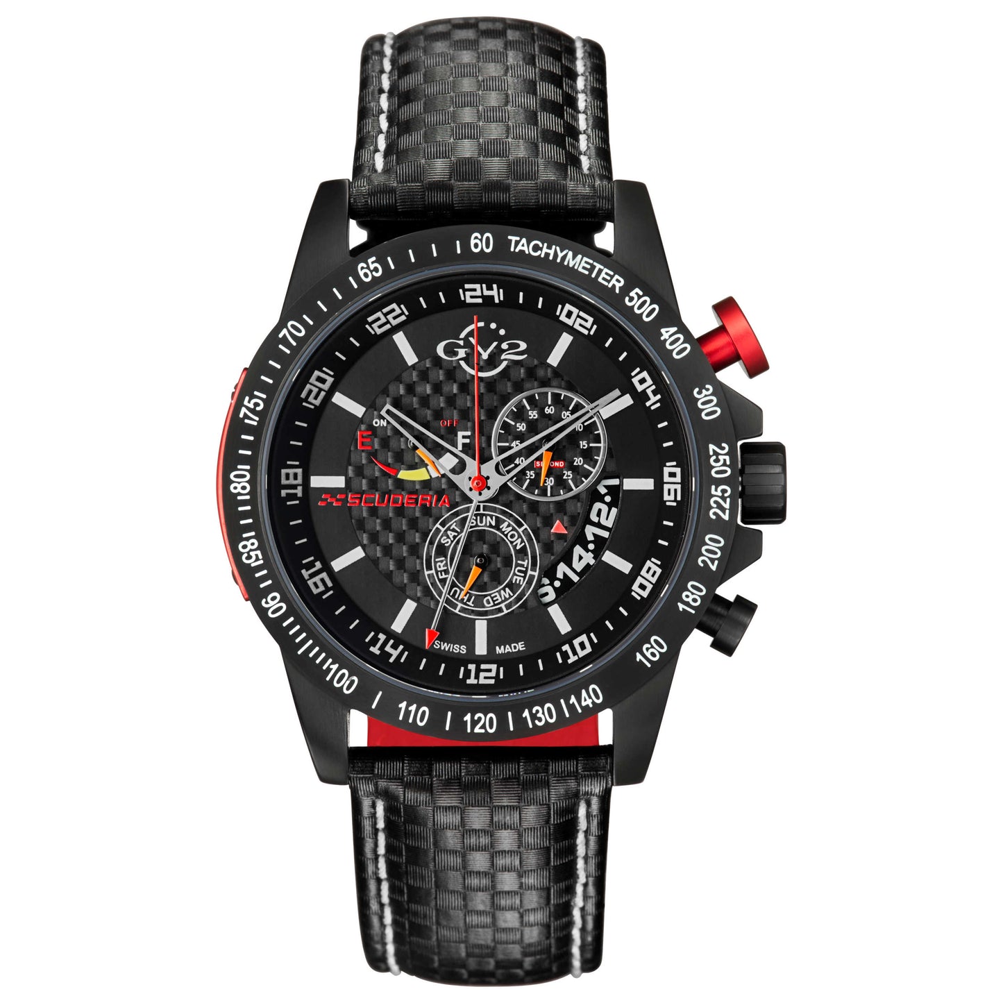 Front view of GV2 by Gevril Scuderia Men's Quartz Watch 9900