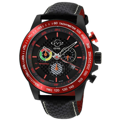 Front view of GV2 by Gevril Scuderia Men's Quartz Watch 9925