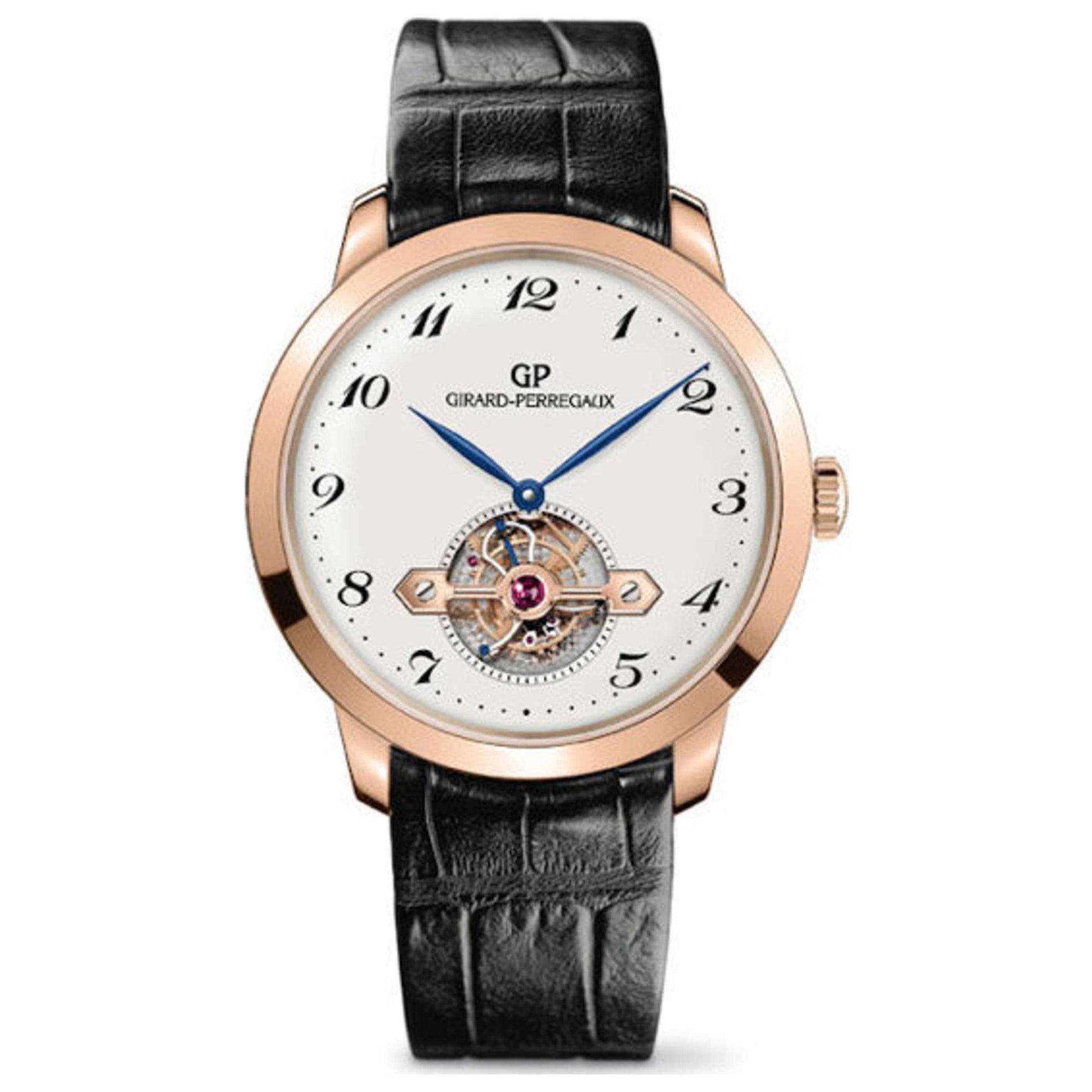 Front view of Girard-Perregaux 1966 Men's Automatic Watch 99535-52-111-BK6A