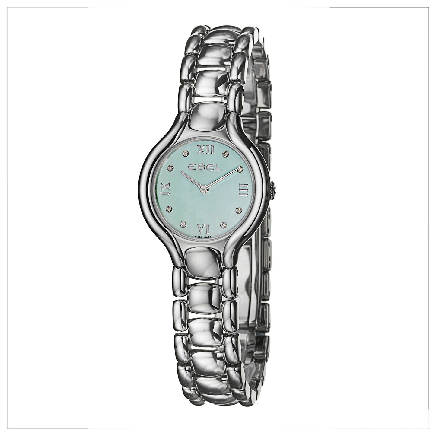 Front view of Ebel Beluga Women's Swiss Quartz (Battery-Powered) Watch 9976411-49850