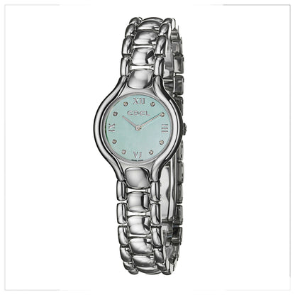 Front view of Ebel Beluga Women's Swiss Quartz (Battery-Powered) Watch 9976411-49850