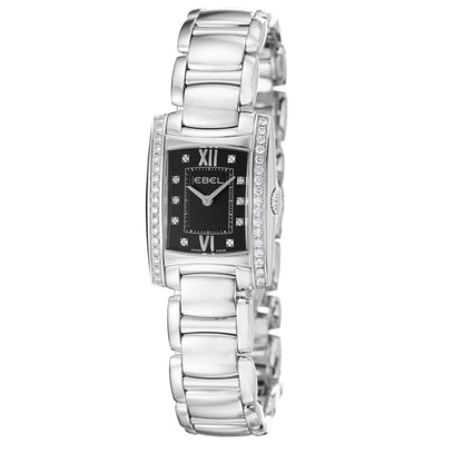Front view of Ebel Brasilia Women's Swiss Quartz (Battery-Powered) Watch 9976M28-5810500