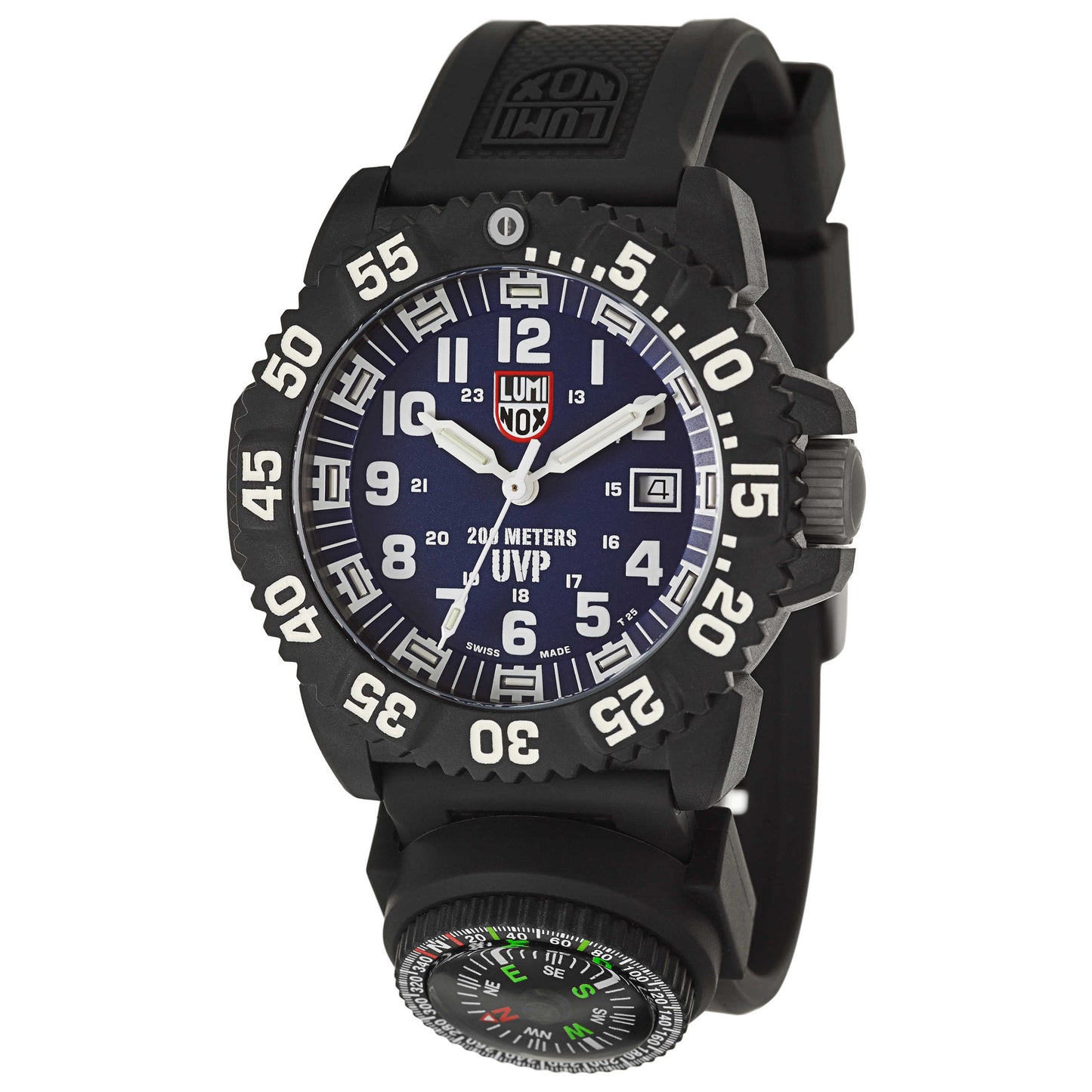 Front view of Luminox Navy SEAL Colormark Men's Swiss Quartz (Battery-Powered) Watch A-3054-SET