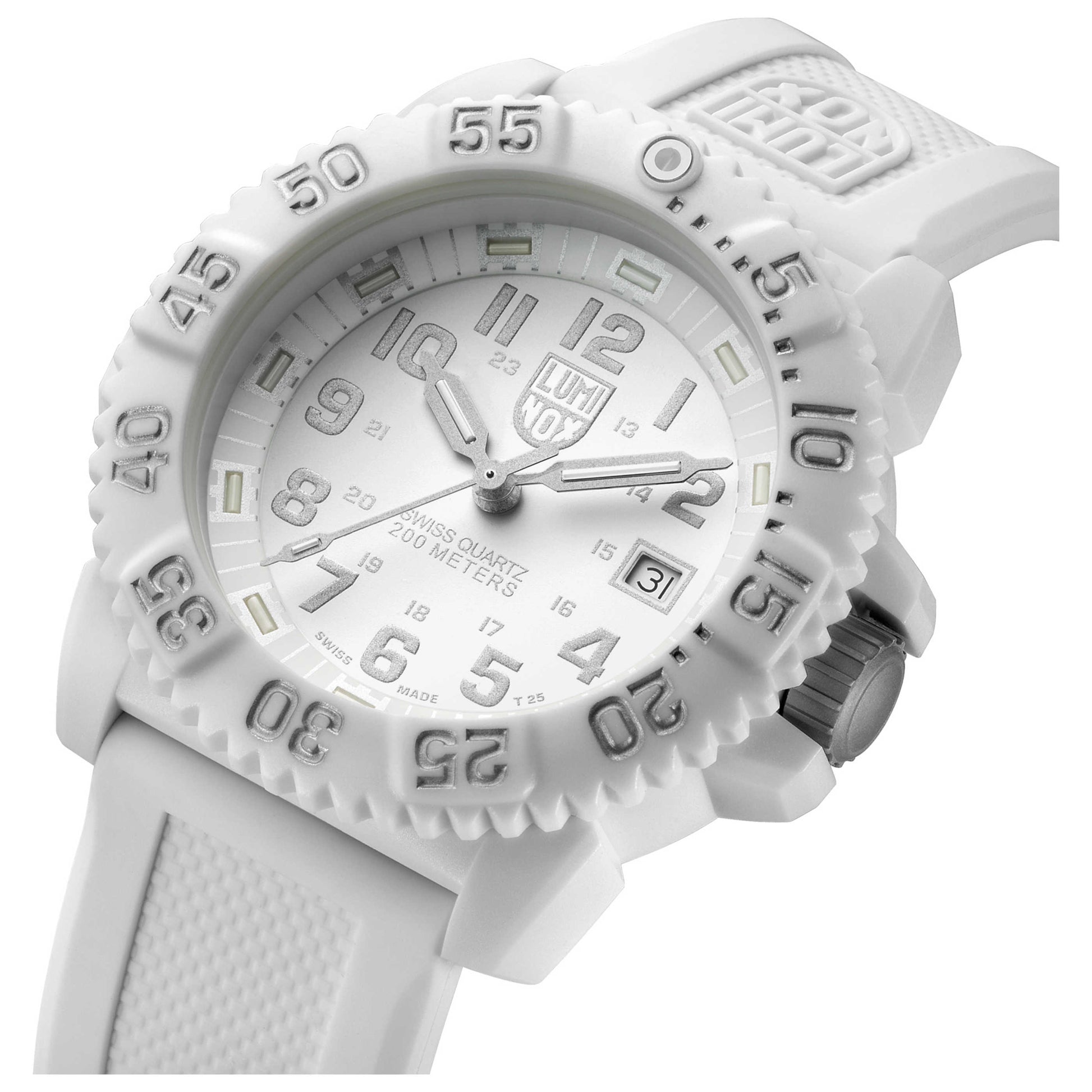 Right view of Luminox Navy SEAL Colormark Women's Quartz Watch A-3057-WO