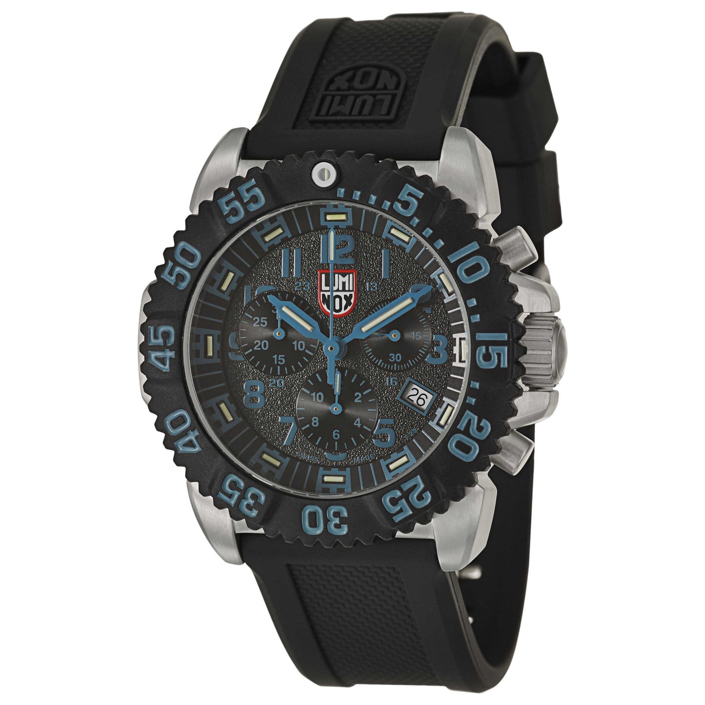 Front view of Luminox Navy SEAL Colormark Men's Swiss Quartz (Battery-Powered) Watch A-3183