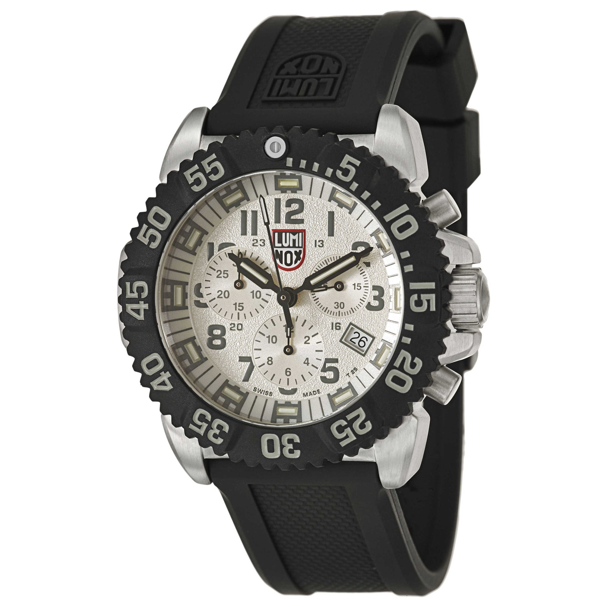 Front view of Luminox Navy SEAL Colormark Men's Swiss Quartz (Battery-Powered) Watch A-3187