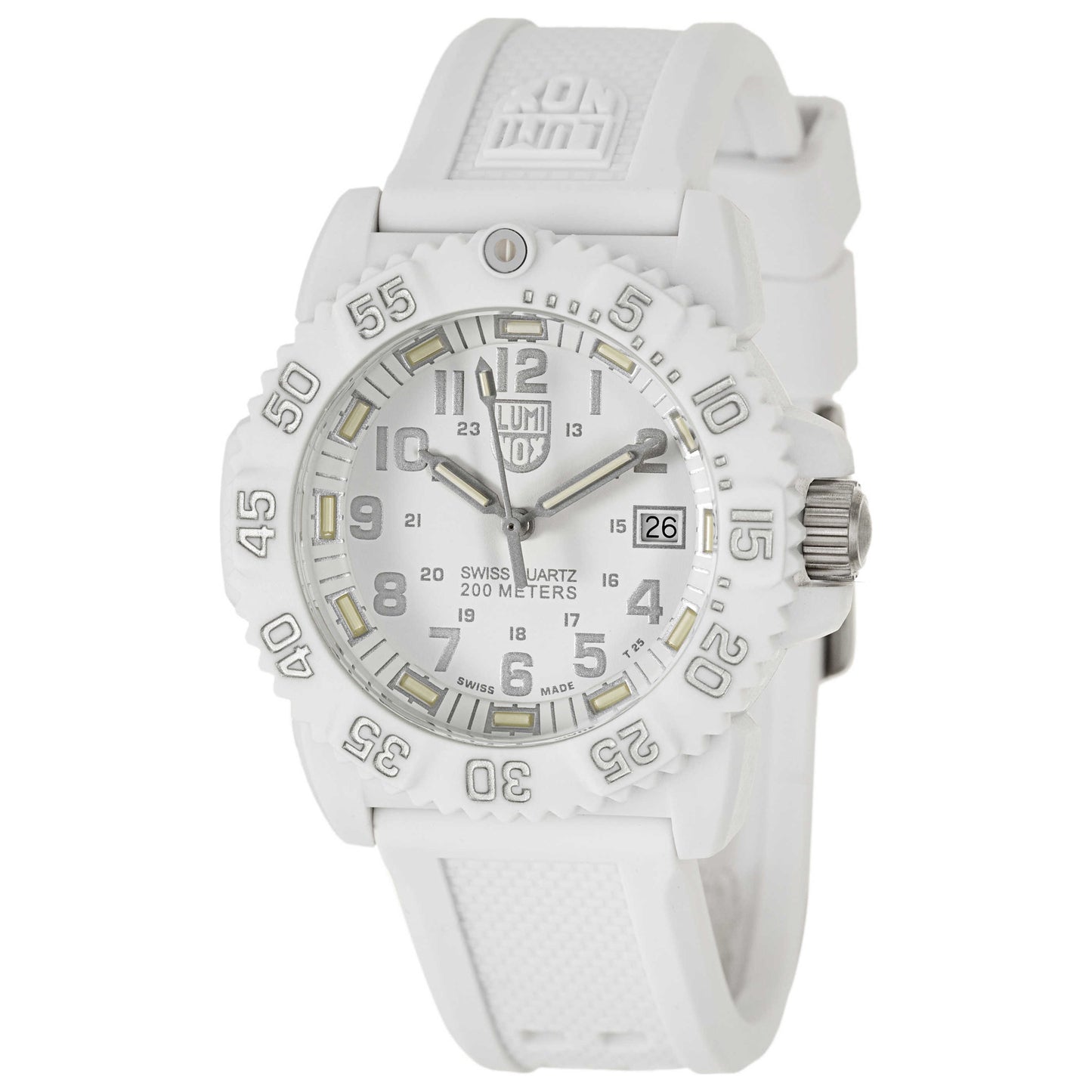 Front view of Luminox Navy SEAL Colormark Women's Swiss Quartz (Battery-Powered) Watch A-7057-WO