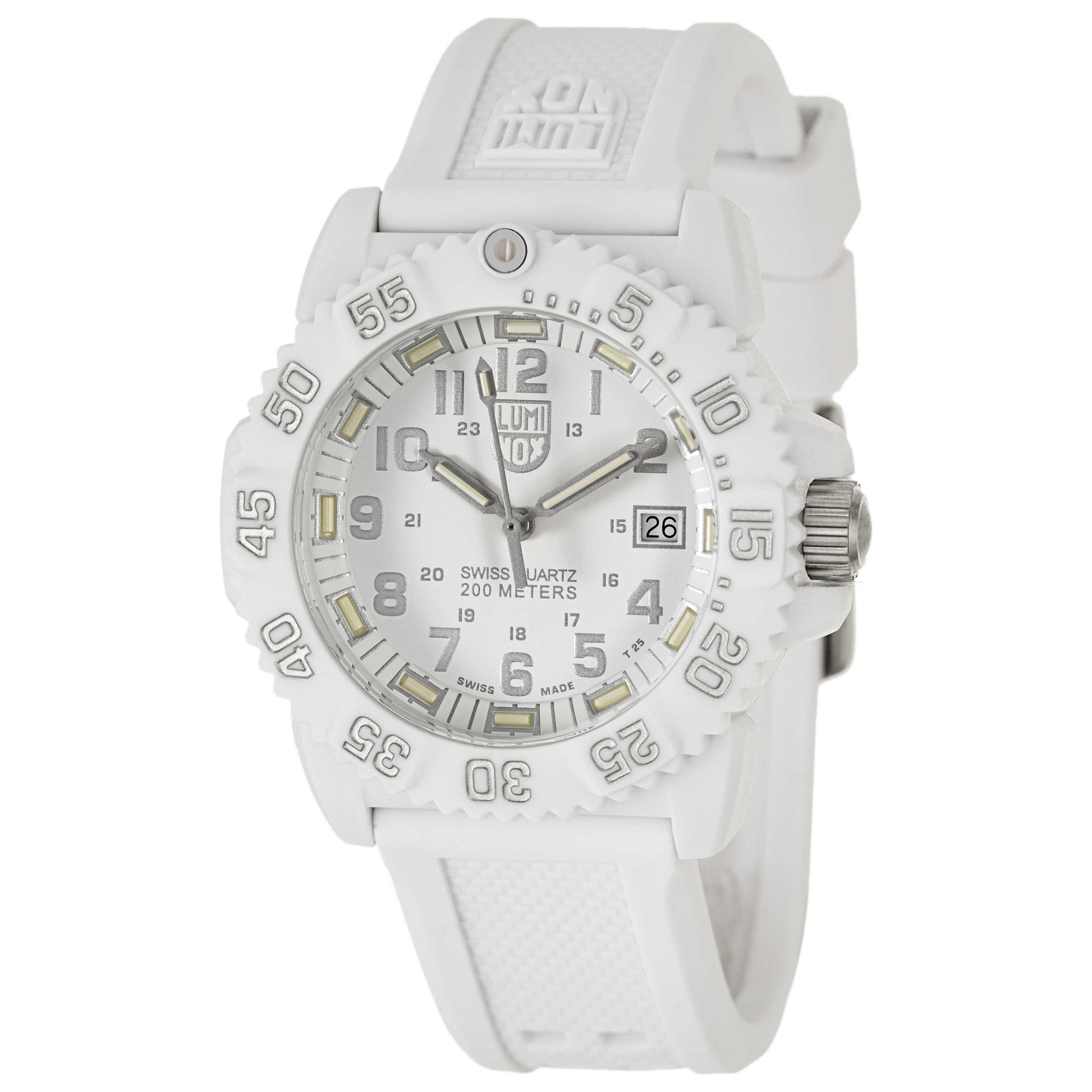 Front view of Luminox Navy SEAL Colormark Women's Swiss Quartz (Battery-Powered) Watch A-7057-WO