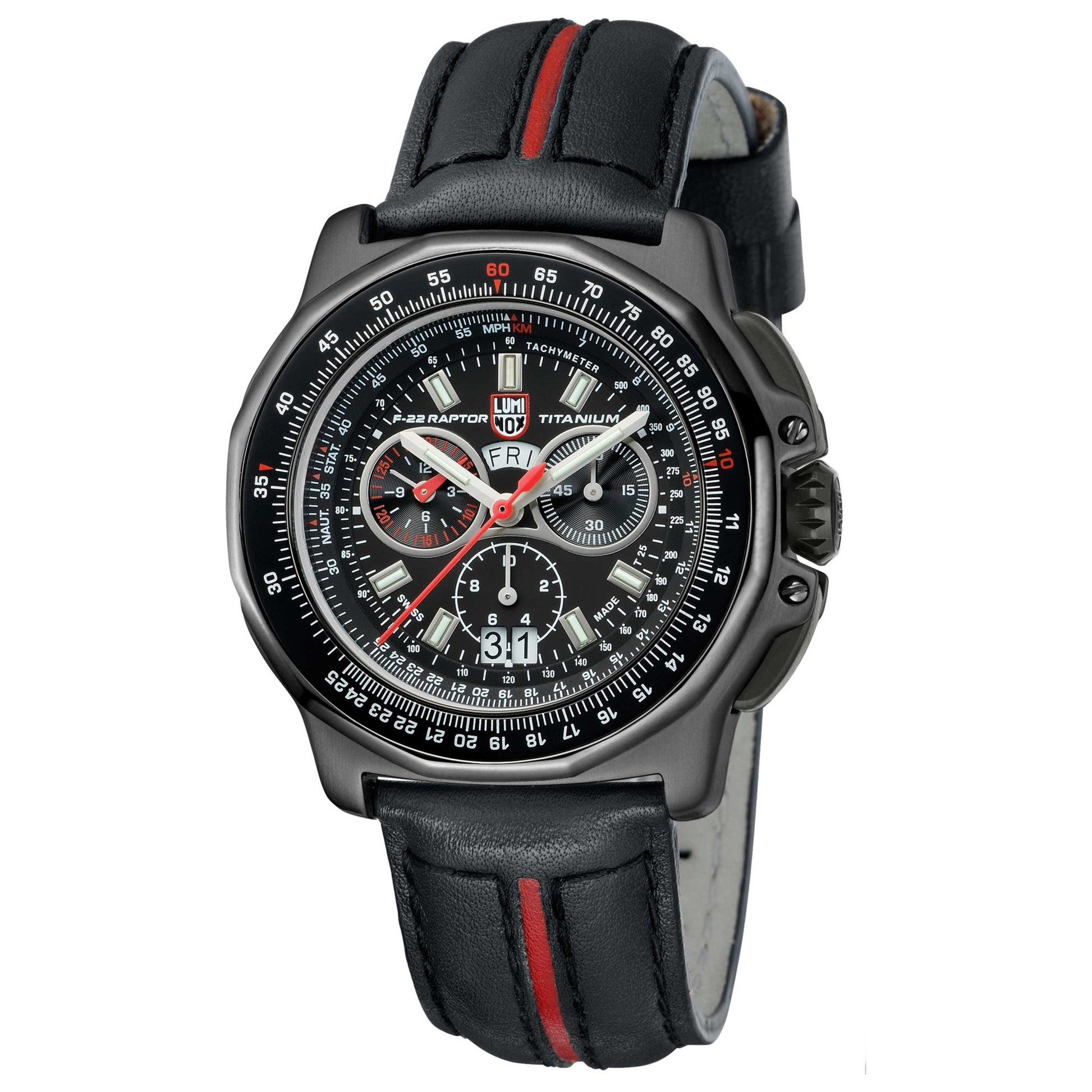 Front view of Luminox F-22 Raptor Men's Quartz Watch A-9278