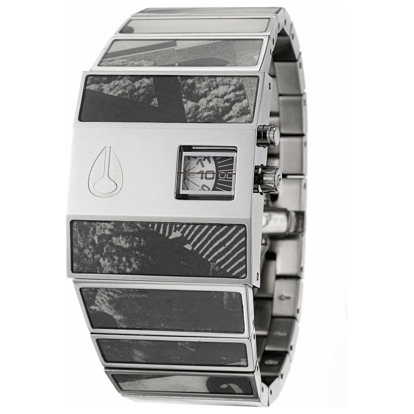 Front view of Nixon The Rotolog Men's Quartz Watch A028-557