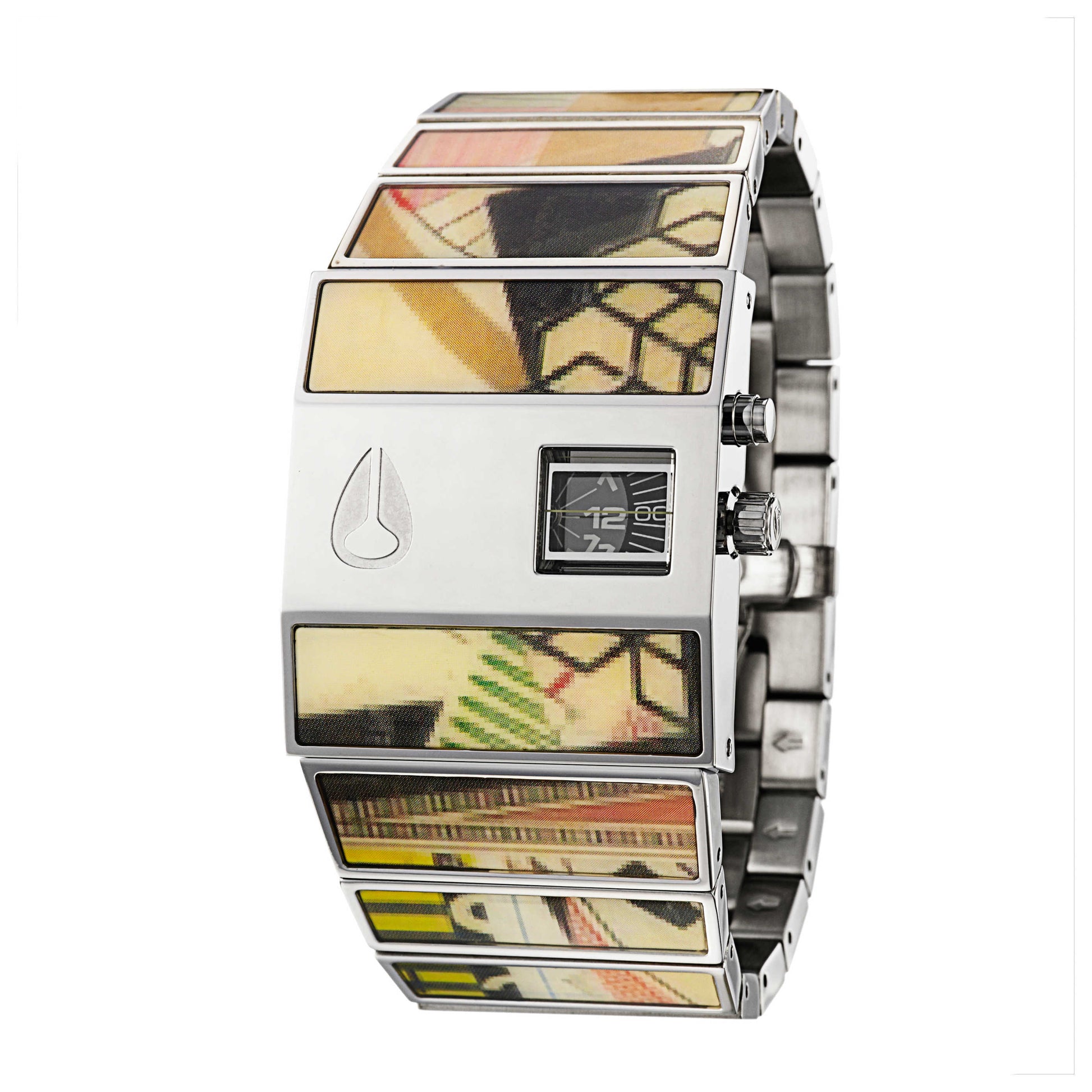Front view of Nixon The Rotolog Men's Quartz Watch A028-959