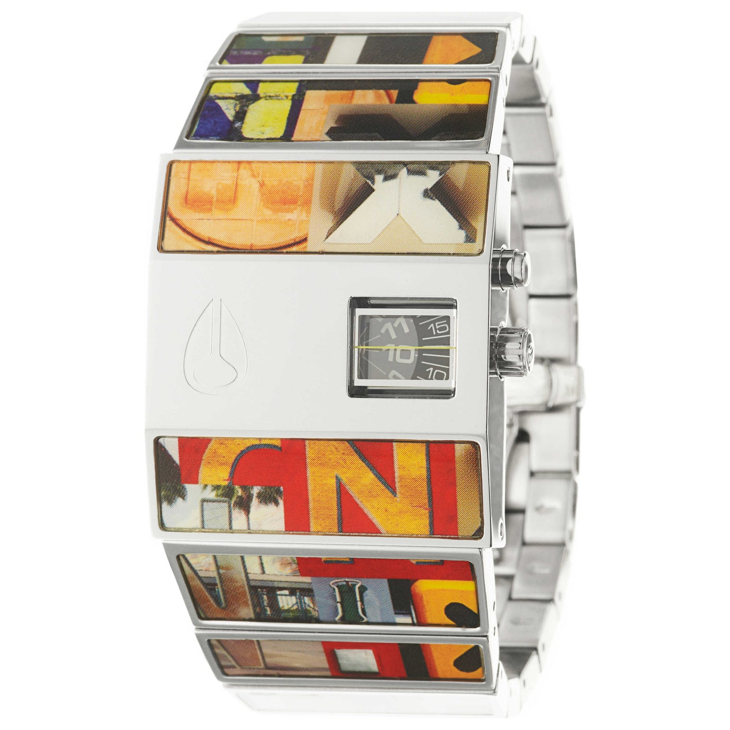 Front view of Nixon The Rotolog Men's Quartz Watch A028-960
