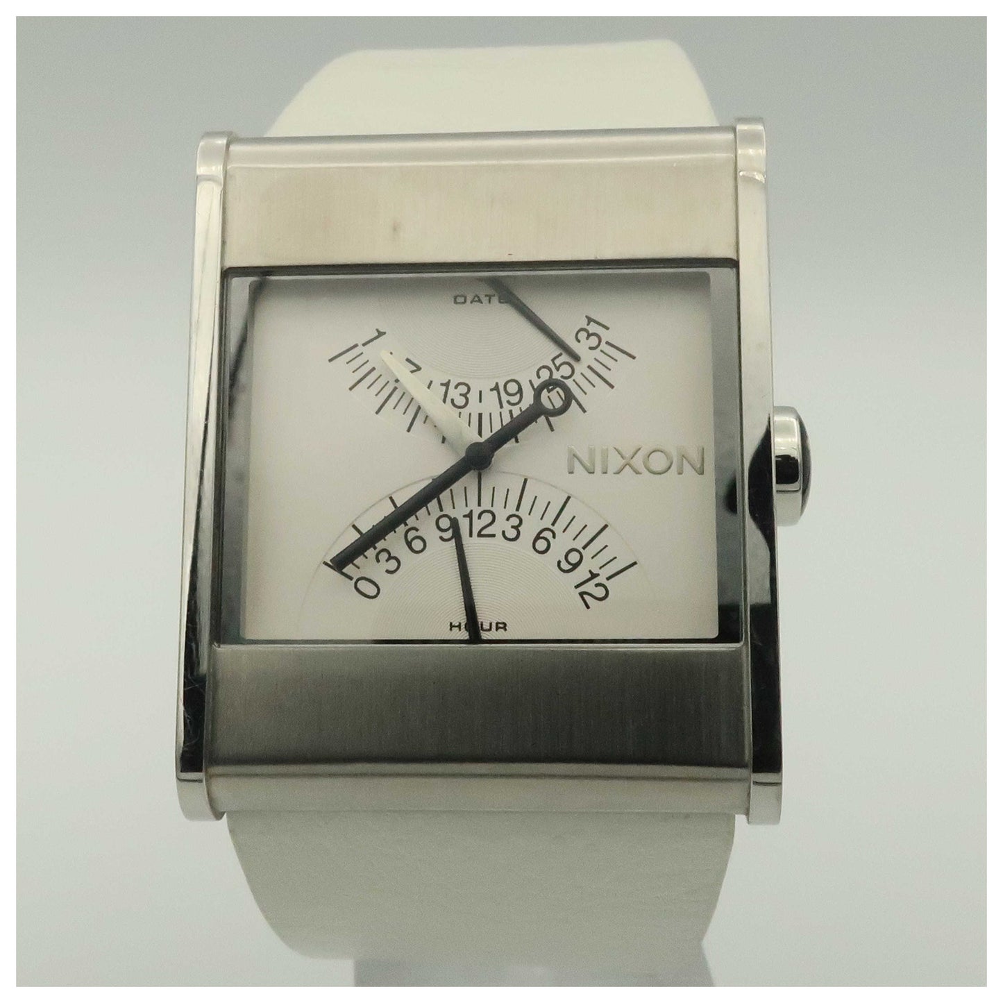 Front view of Nixon The R1G1 Men's Japanese Quartz (Battery-Powered) Watch A039100-00-PO2