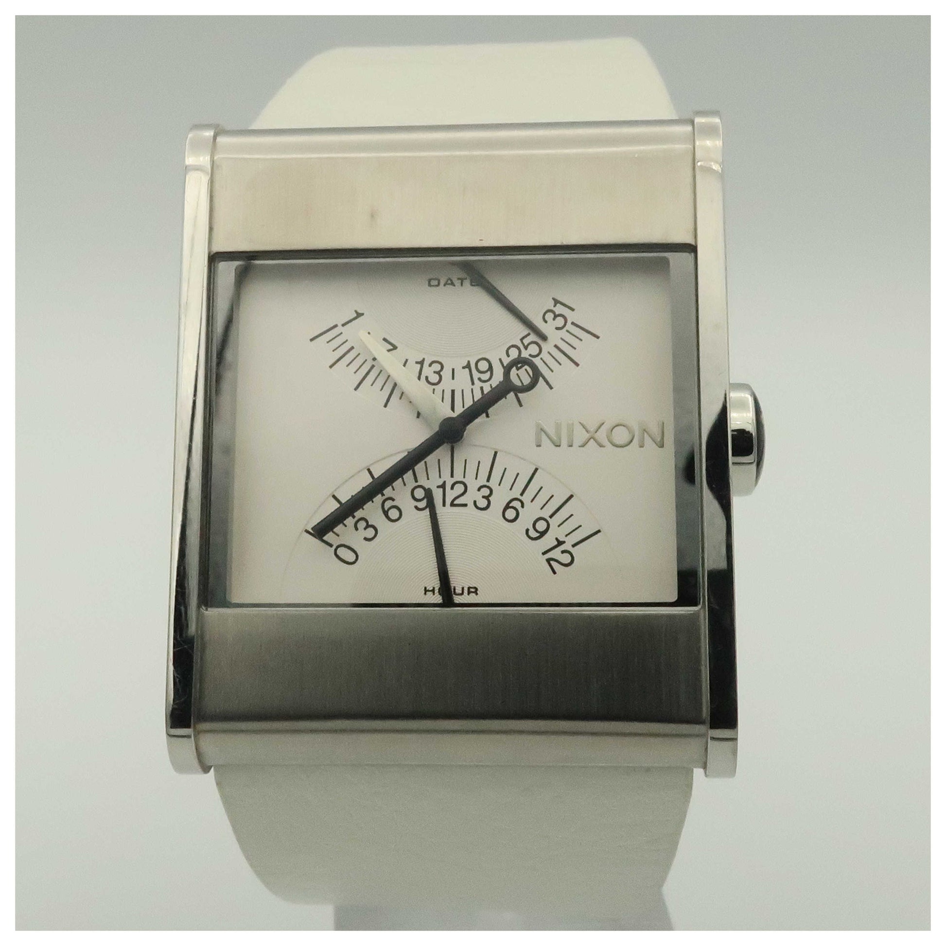 Front view of Nixon The R1G1 Men's Japanese Quartz (Battery-Powered) Watch A039100-00-PO2