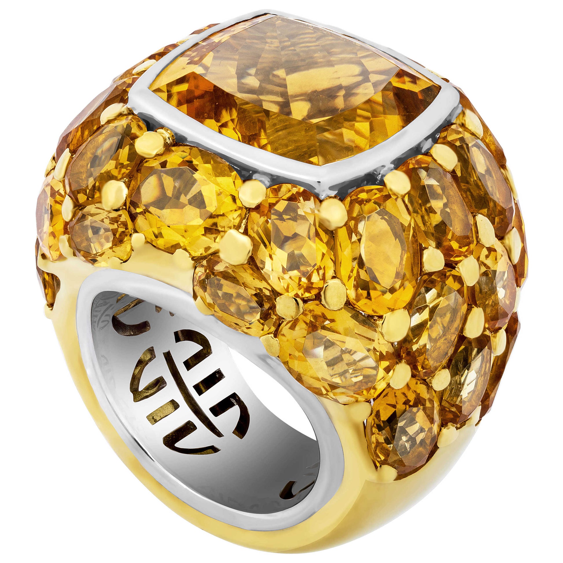 Front view of Mimi Milano Ring Women's Ring A043A017-S57