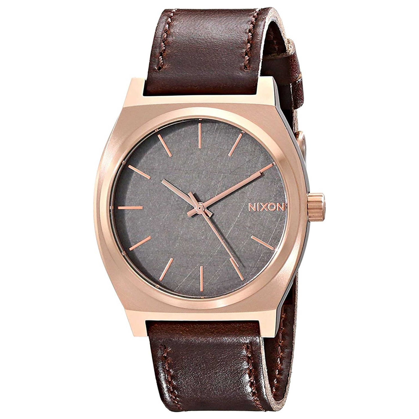 Front view of Nixon The Time Teller Men's Quartz Watch A0452001-00