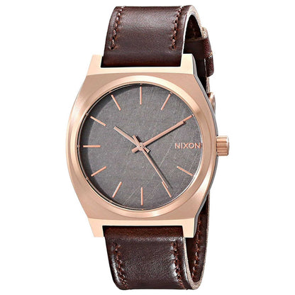 Front view of Nixon The Time Teller Men's Quartz Watch A0452001-00