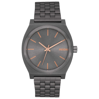 Front view of Nixon The Time Teller Women's Japanese Quartz (Battery-Powered) Watch A0452785-00