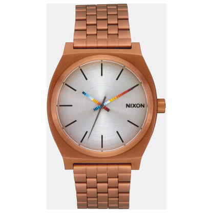 Front view of Nixon The Time Teller Men's Japanese Quartz (Battery-Powered) Watch A0453174-00