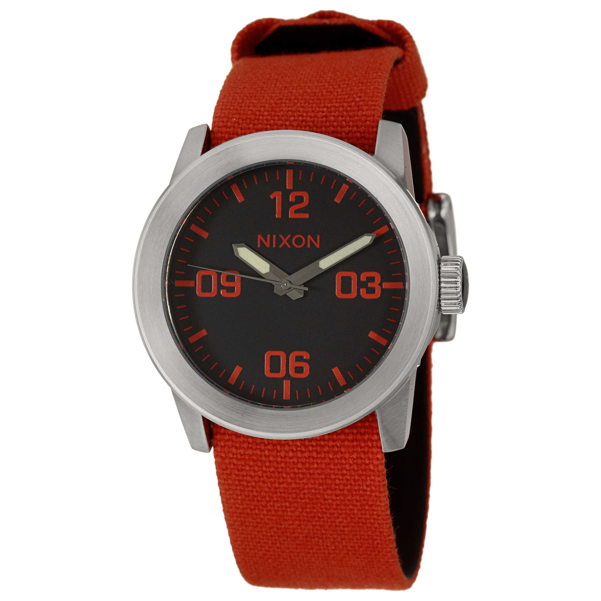 Front view of Nixon The Private Men's Japanese Quartz (Battery-Powered) Watch A049200-00