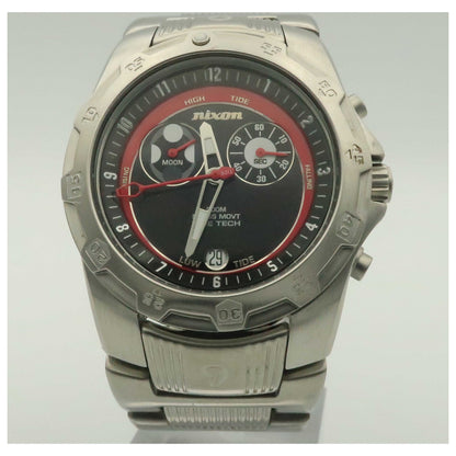 Front view of Nixon The Tide Rover Men's Swiss Quartz (Battery-Powered) Watch A053000-00-PO