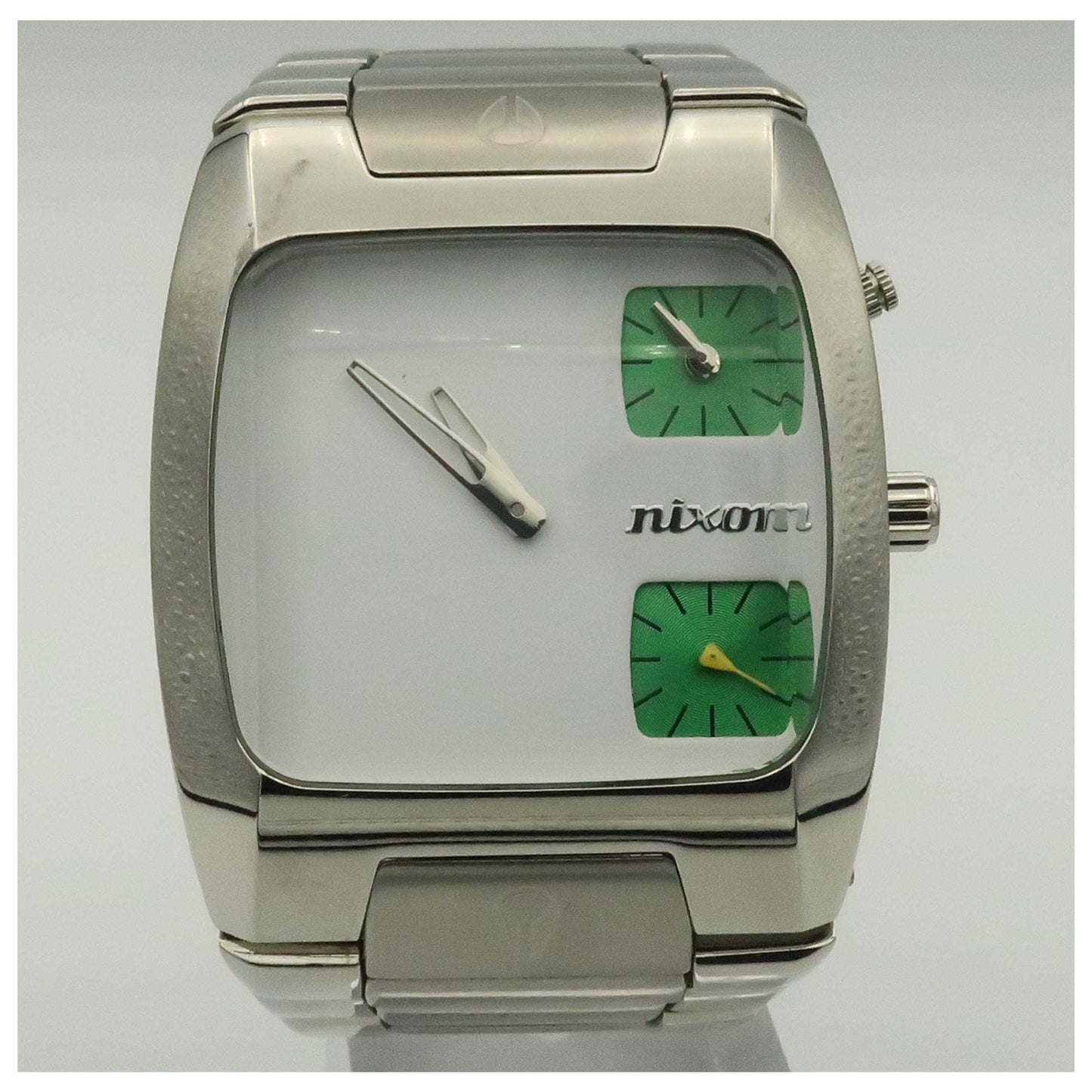 Front view of Nixon The Banks Men's Japanese Quartz (Battery-Powered) Watch A060188-00-PO