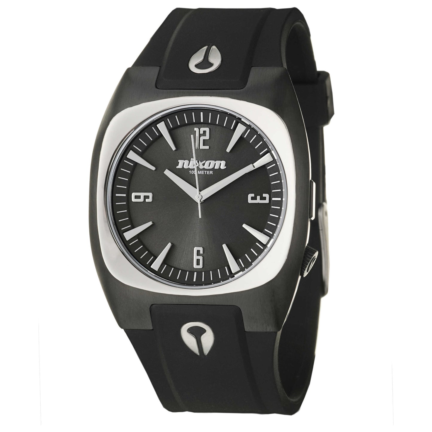 Front view of Nixon The Tach Pu Men's Quartz Watch A068-035