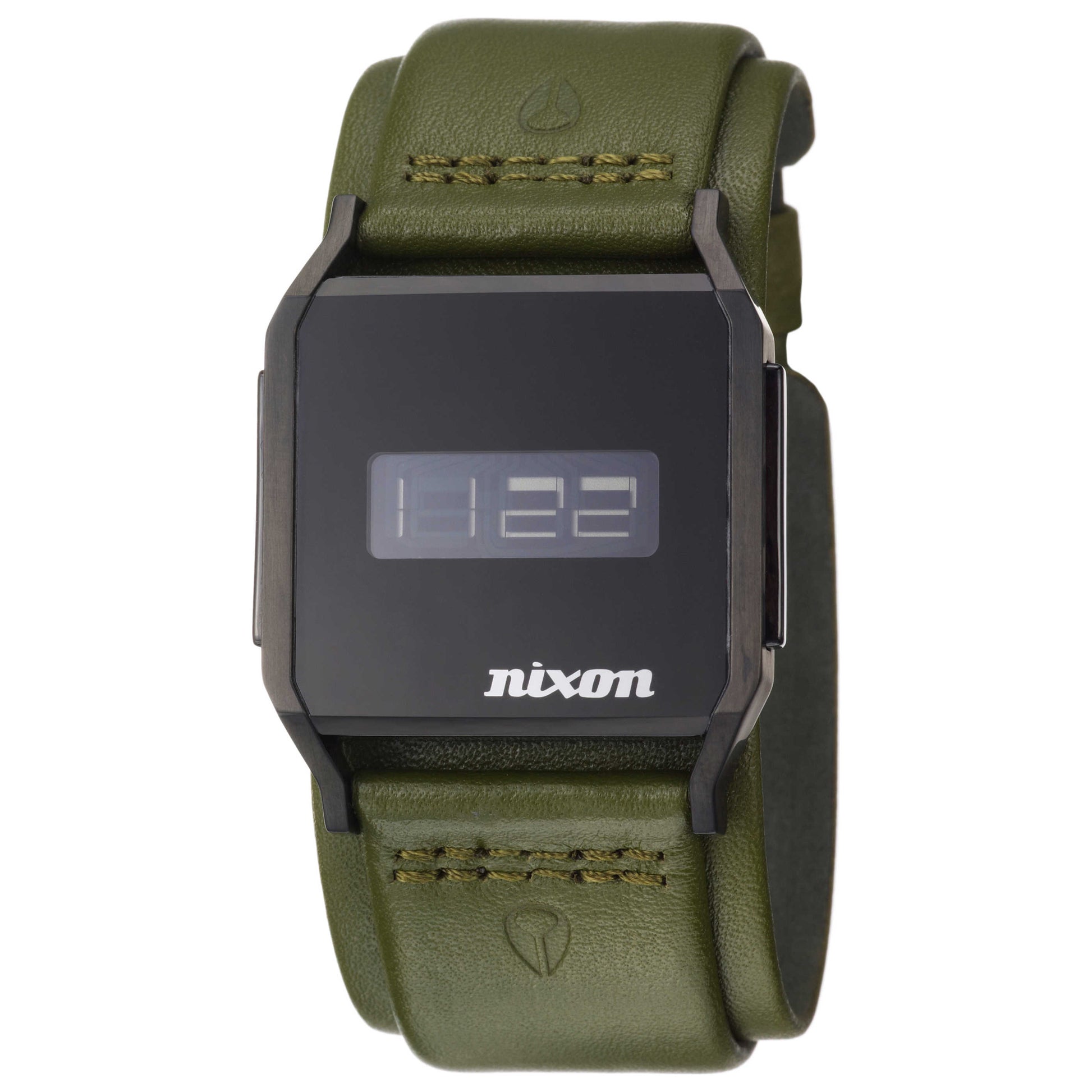 Front view of Nixon The Atom Men's Quartz Watch A071-032